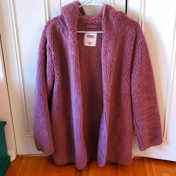 PINK Victoria's Secret Jackets & Blazers - PINK Sherpa Sweater